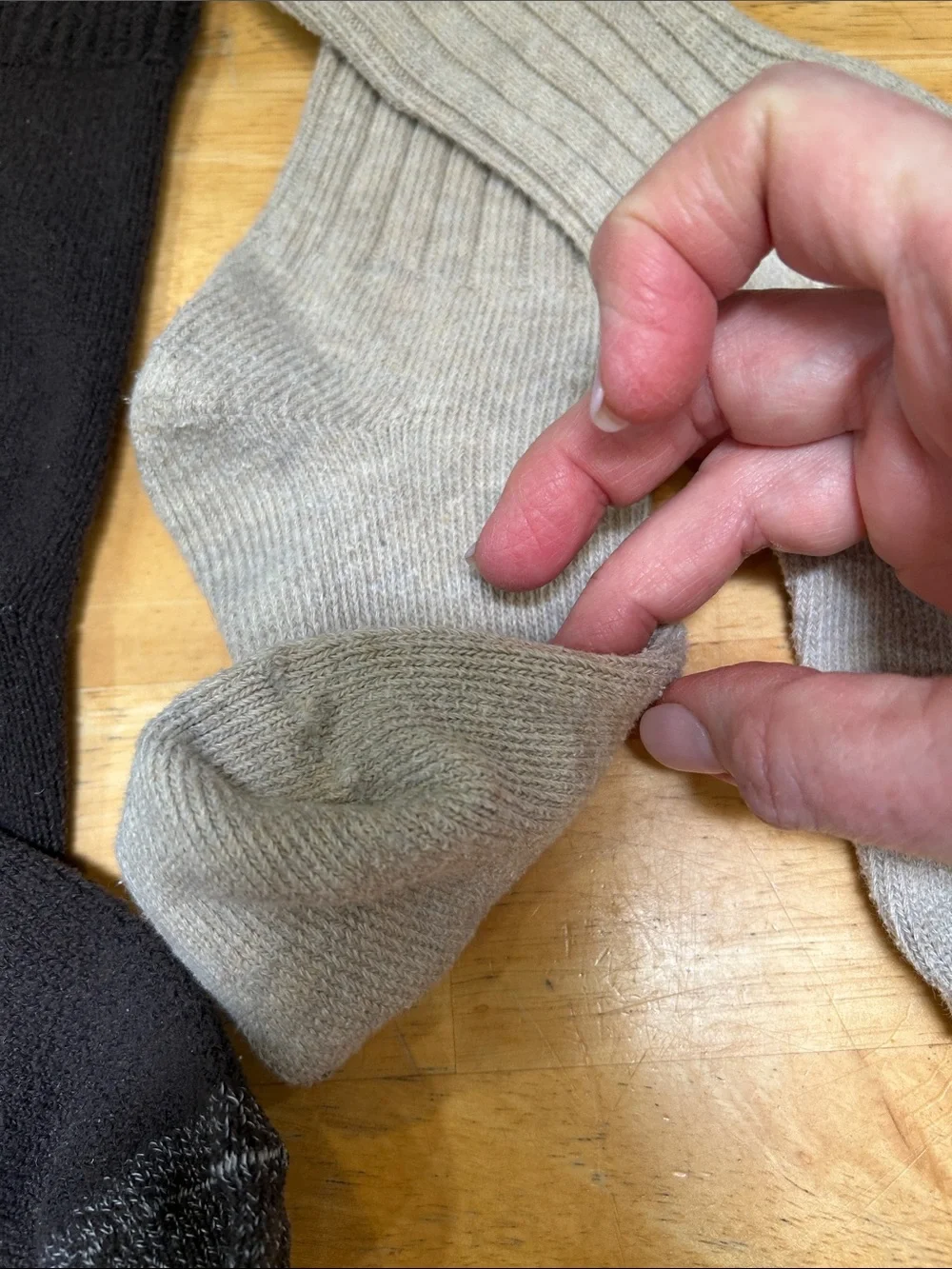 Multipack Men's Ribbed Crew 4 Pack Socks - Neutral Colors